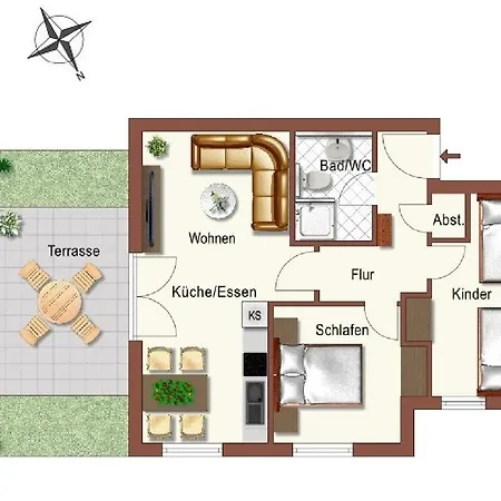 Haus 1 4 Apartmán *