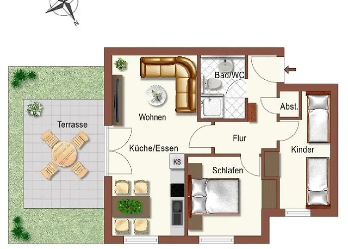 Haus 1 4 아파트 *